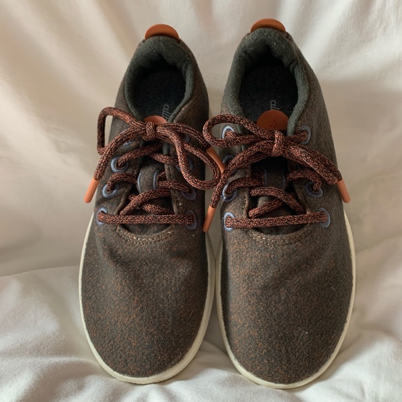 albirds 'Wool Runner Missles' sneakers in gray/rust color - Picture 2 of 9